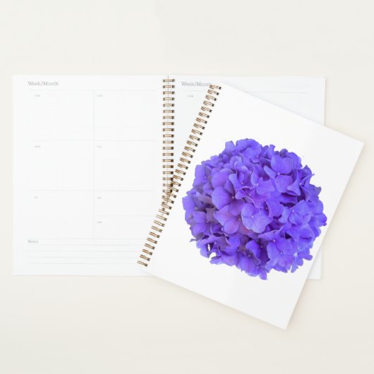 Lavender lila paars Hydrangeas purple Flowers Planner (Display)