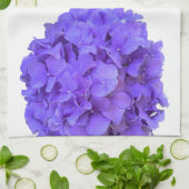 Lavender lila paars Hydrangeas purple Flowers Theedoek (Gevouwen)
