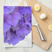 Lavender lila paars Hydrangeas purple Flowers Theedoek (Quarter Fold)