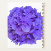 Lavender lila paarse bloemen bloemen #momlife planner (Achterkant)