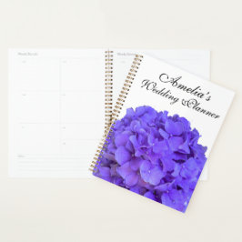 Lavender lila paarse bruiloft planner