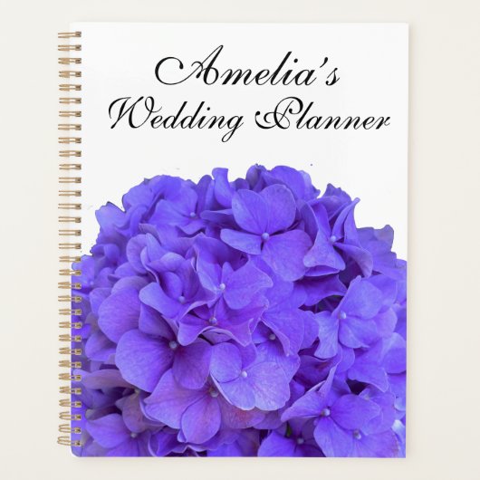 Lavender lila paarse bruiloft planner (Voorkant)