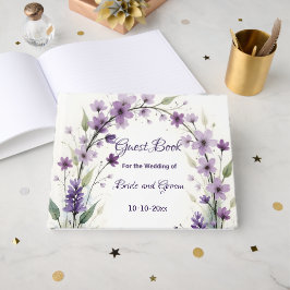 Lavender & Lilac Floral Arch Gastenboek