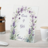 Lavender & Lilac Floral Arch Gifts Reclamebord Met Voetstuk (Insitu)