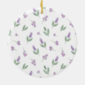 Lavender & Lilac Floral Arch Wedding  Keramisch Ornament (Achterkant)