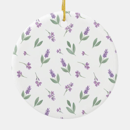 Lavender & Lilac Floral Arch Wedding  Keramisch Ornament (Achterkant)