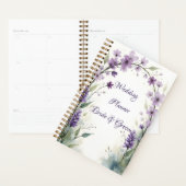 Lavender & Lilac Floral Arch Wedding Planner (Display)