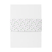 Lavender & Lilac Floral Arch Wedding Uitnodigingen Wikkel (Achterkant Voorbeeld)