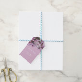 Lavender, Lilacs en Rozen, Wedding Favor Cadeaulabel (Met Touw)