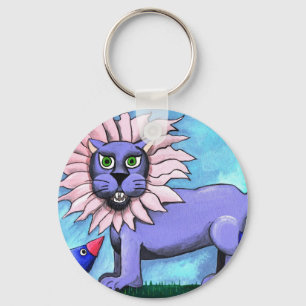 Lavender Lion Sleutelhanger