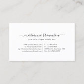 Lavender Logo reinigen Visitekaartje (Achterkant)