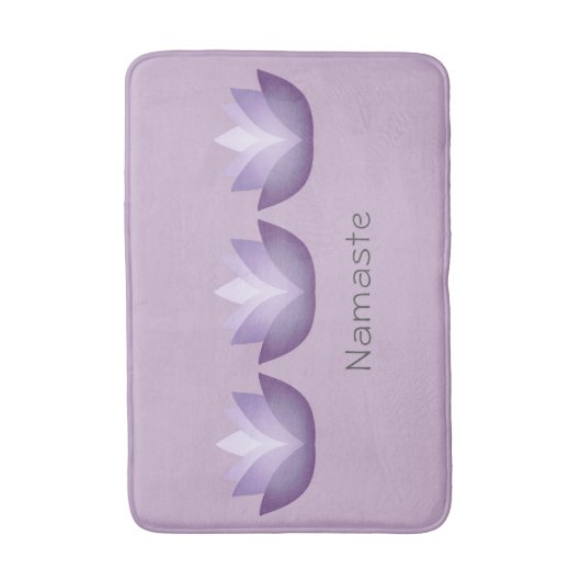 Lavender Lotus Badmat (Voorkant Verticaal)