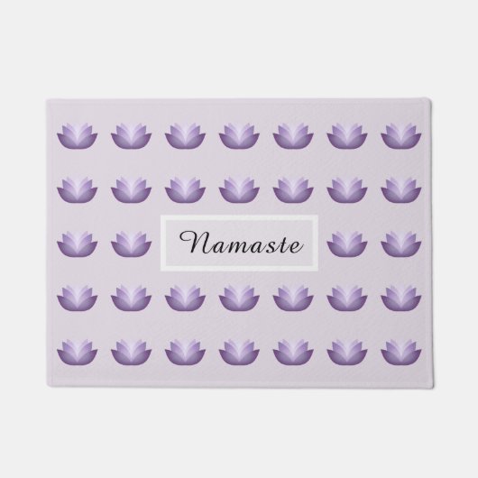 Lavender Lotus Deurmat (Voorkant)