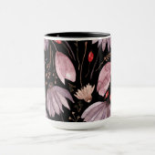 Lavender Lotus Flowers Mug Mok (Midden)