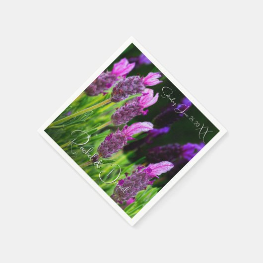 Lavender, Love & Devoding, Wedding Servet (Hoek)