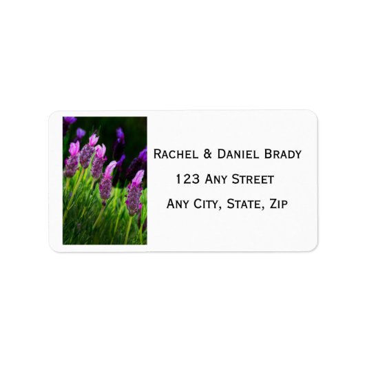 Lavender, Love & Devovoding, Wedding Label (Voorkant)