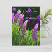 Lavender, Love & Devovovoding, Wedding Couples Sho Kaart (Staand voorkant)