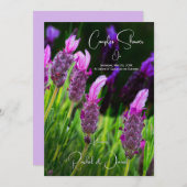 Lavender, Love & Devovovoding, Wedding Couples Sho Kaart (Voorkant / Achterkant)