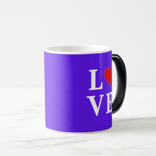 Lavender LOVE Elegant Magische Mok (Voorkant rechts)