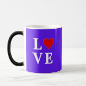 Lavender LOVE Elegant Magische Mok (Links)