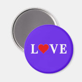 Lavender LOVE Elegant Stijlvol Magneet (Voorkant / Achterkant)