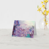 Lavender Love Kaart (Gele Bloem)