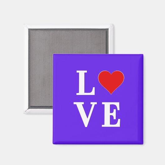 Lavender LOVE Modern Chic Elegant Magneet (Voorkant / Achterkant)