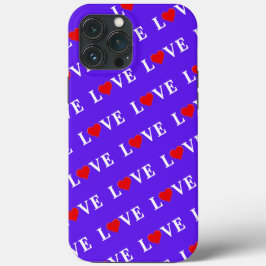 Lavender LOVE Modern Elegant Case-Mate iPhone Case
