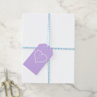 Lavender Love you gift labels Cadeaulabel