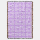 Lavender Mandala Deken (Voorkant Verticaal)