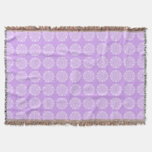 Lavender Mandala Deken (Voorkant)
