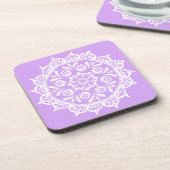Lavender Mandala Drankjes Onderzetter (Linkerzijde)