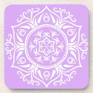 Lavender Mandala Onderzetter