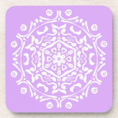 Lavender Mandala Onderzetter (Voorkant)