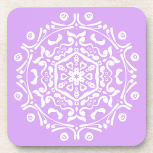Lavender Mandala Onderzetter