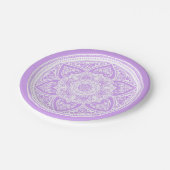 Lavender Mandala Papieren Bordje (Gekanteld)