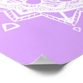 Lavender Mandala Poster (Hoek)