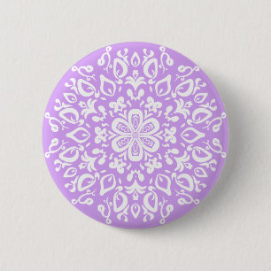 Lavender Mandala Ronde Button 5,7 Cm