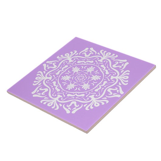 Lavender Mandala Tegeltje (Zijkant)