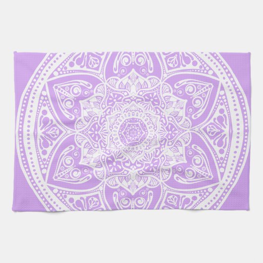 Lavender Mandala Theedoek (Horizontaal)