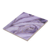 Lavender Marble Rose Tegeltje (Zijkant)