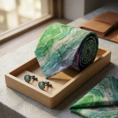 Lavender Marble Wave Stropdas