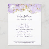 Lavender Marbling Design Flyer (Voorkant)