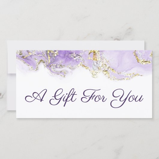 lavender marbling design gift (Voorkant)
