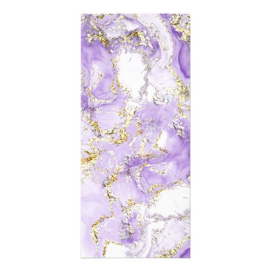 lavender marmering design price list rack card reclamekaart (Achterkant)