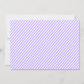 Lavender Mason Jar Monogram slaat de datum op Kaart (Achterkant)