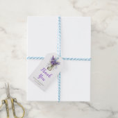 Lavender Mason Jar Verjaardag Cadeaulabel (Met Touw)