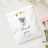 Lavender Mason Jar Vrijgezellenfeest Bedankzakje (Gezegeld)