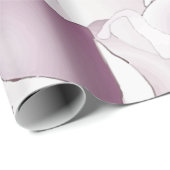 Lavender-Mauve & Beige  Old World Butterfly Cadeaupapier (Rol Hoek)