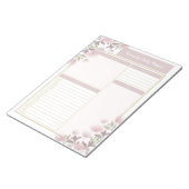  lavender Mauve Flowers Floral Planner Notitieblok (Schuin)